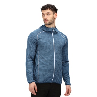 Regatta Fleecejacke Yonder Hoody (strapazierfähig, dehnbar) dynastyblau Herren